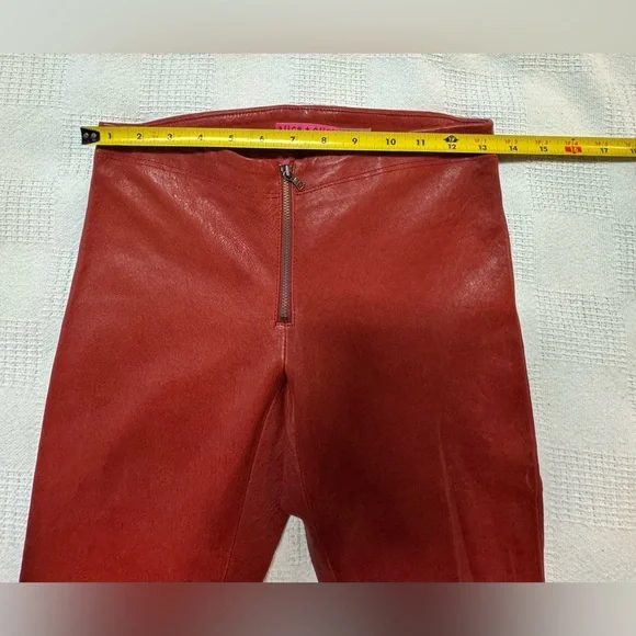Alice + Olivia Red Leather Zip Fly Pants
Size 2 - Picture 10 of 14